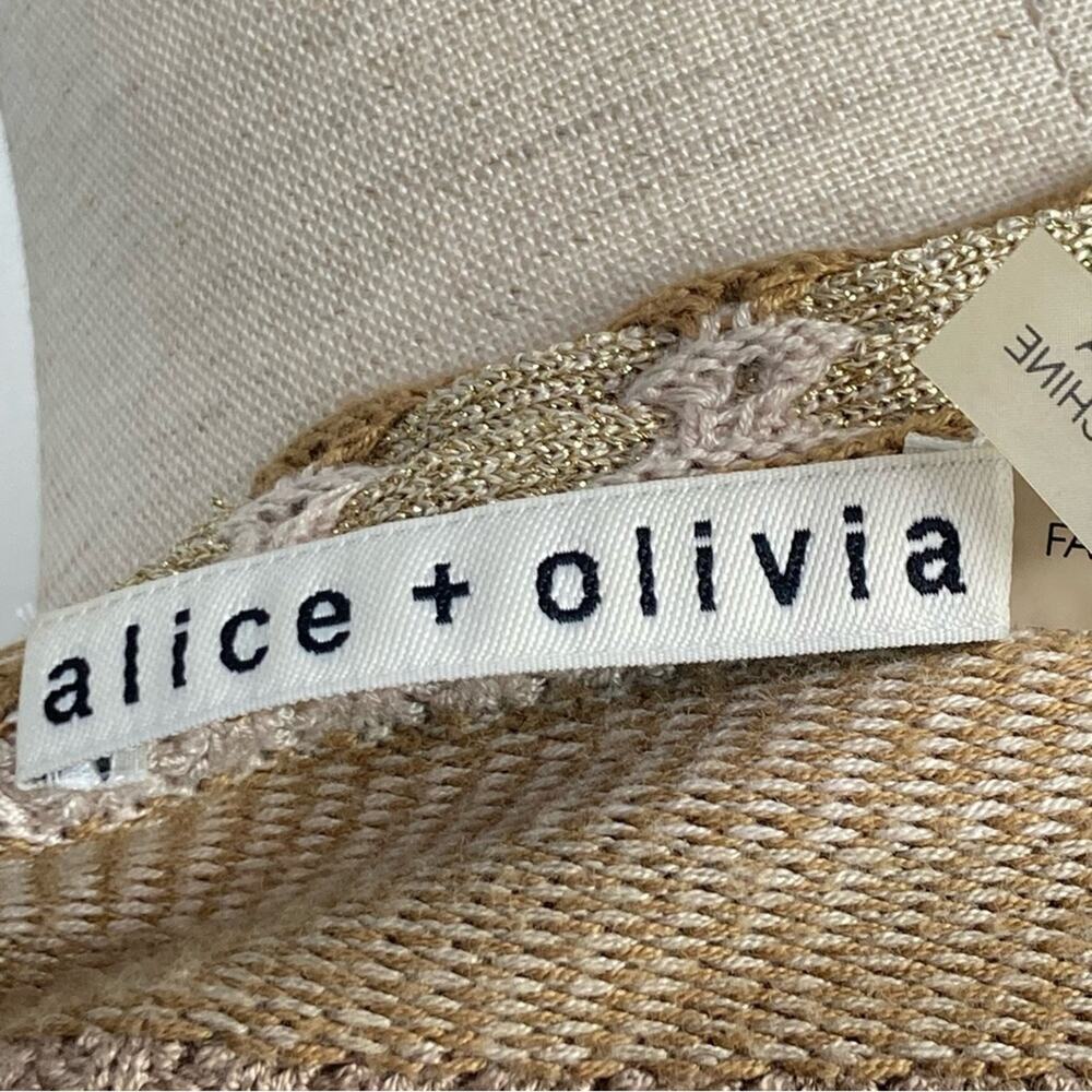 ALICE + OLIVIA Boho Crochet Knit Top - Size L - Picture 8 of 14